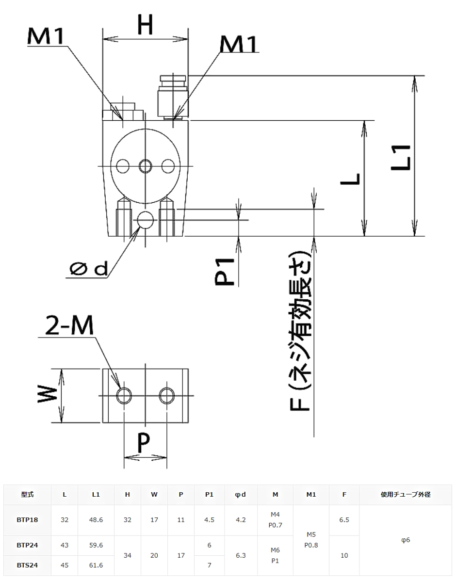 エクセン 超小型タービンバイブレータ BTP24 EXEN