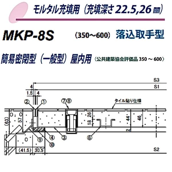 第一機材(DKC) フロアーハッチ MKP-8S-600 09332090_1