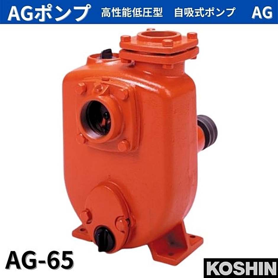 工進 AGポンプ 単体ポンプ 65mm AG-65 AG65 : hyu3600000000227 : 現場