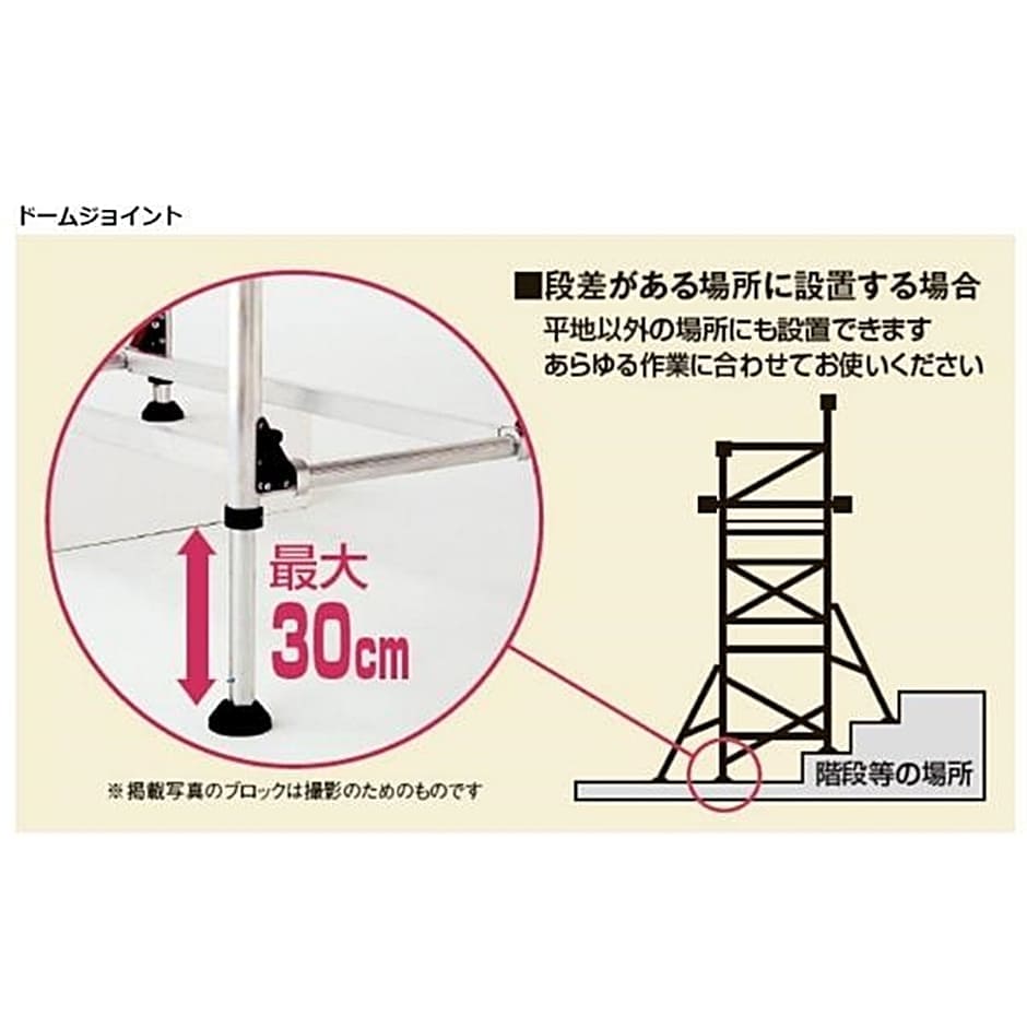 ピカ アルミ製 パイプ足場 ハッスルタワー ATL-2B