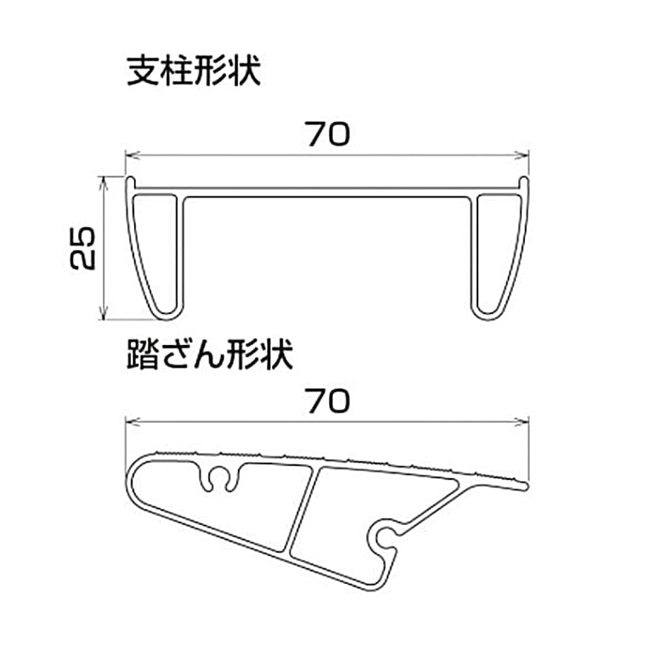 ピカ 室内はしご ロフトはしご 最大使用質量100kg LRS-26