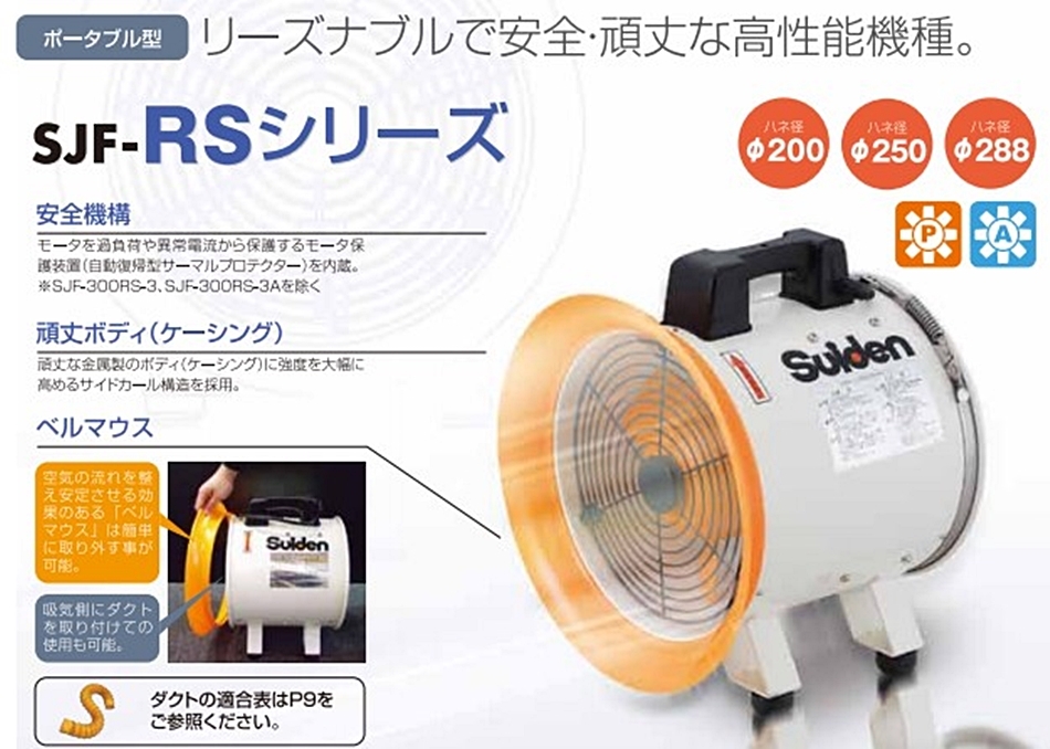 スイデン 送排風機 SJF-300RS-1P ジェットスイファン 単相100V