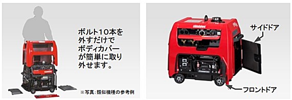 やまびこ 新ダイワ エンジン溶接機 EGW190M-I 190Aクラス エコ