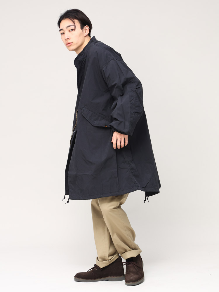 Alpha industries モッズコート M 黒 TA1627-001 Alpha Industries（アルファ・インダストリーズ） アルファ ジャケット