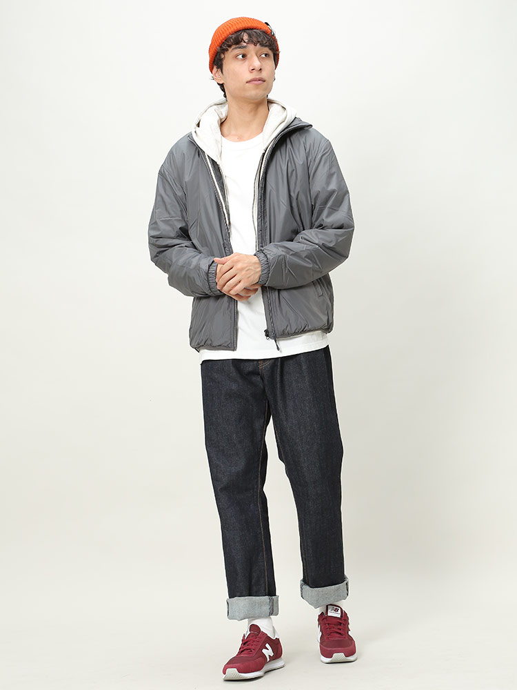 ナイロンジャケット ジャケット メンズ ふわとろ 裏シャギー 撥水