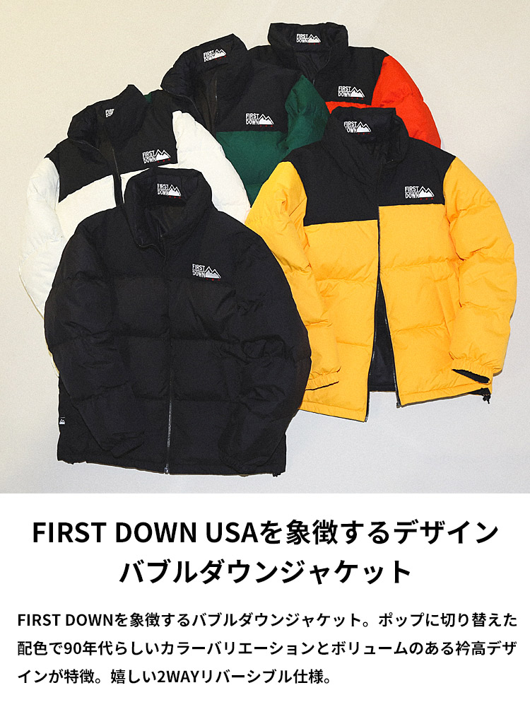 ファーストダウン ダウンジャケット FIRST DOWN USA ファーストダウン