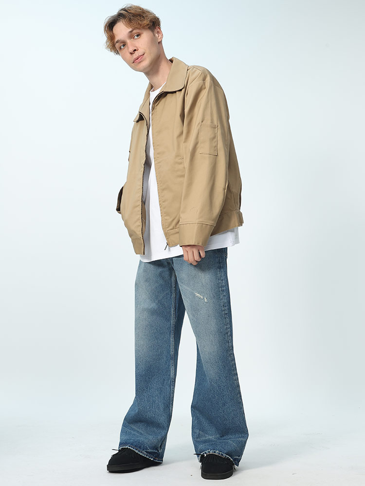 DICKIES / USA製/ジャケット/--/--/ORN/無地 Dickies（ディッキーズ） ジャケット ブルゾン メンズ 秋服 コットン