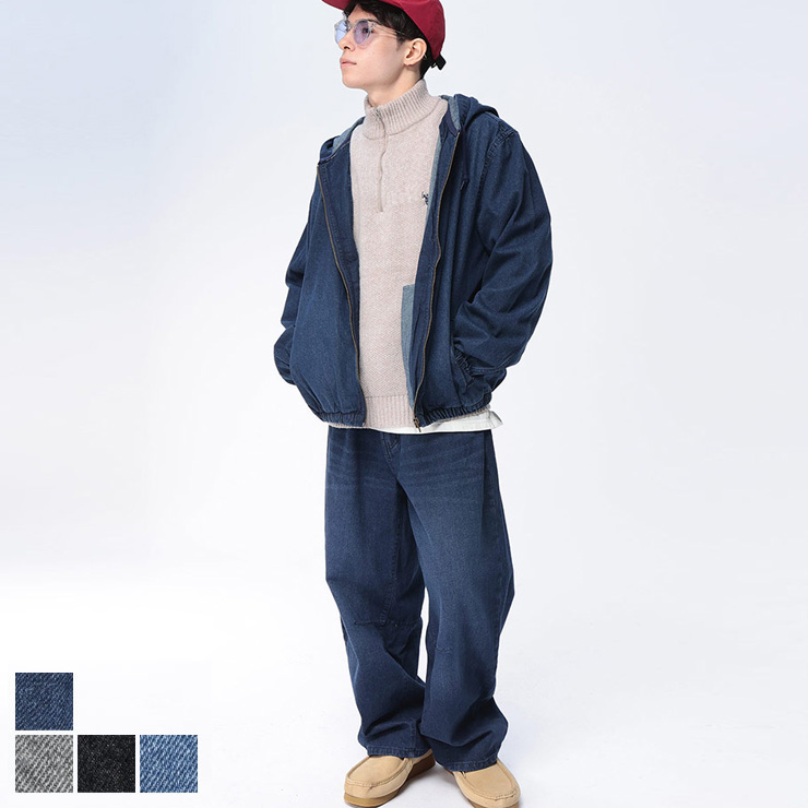パーバーズ　デニムセットアップ NEOSARTIC (ネオサーティック) 10オンス ジップアップ デニムパーカー