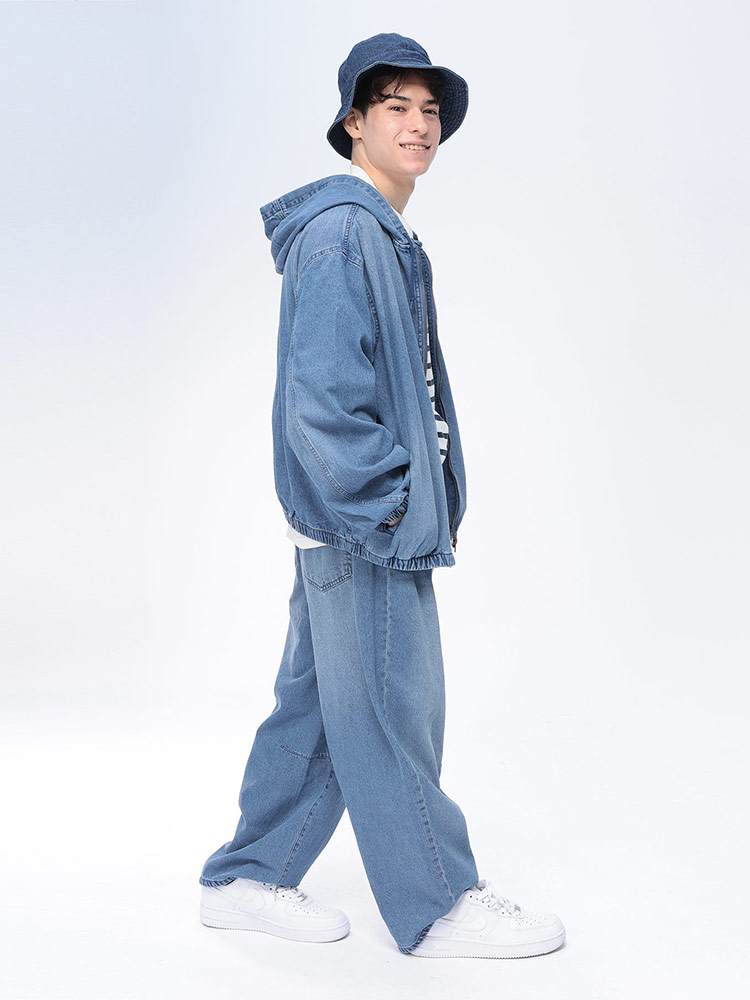 パーバーズ　デニムセットアップ NEOSARTIC (ネオサーティック) 10オンス ジップアップ デニムパーカー