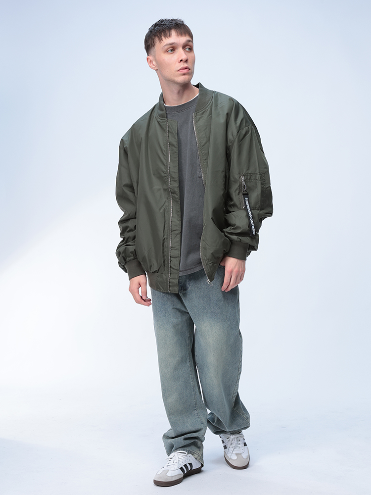 アメリ　フレアドッキングMA-12wayカーキ　ブルゾン　ミリタリージャケット アメリ フレアドッキングMA-12wayカーキ ブルゾン ミリタリー