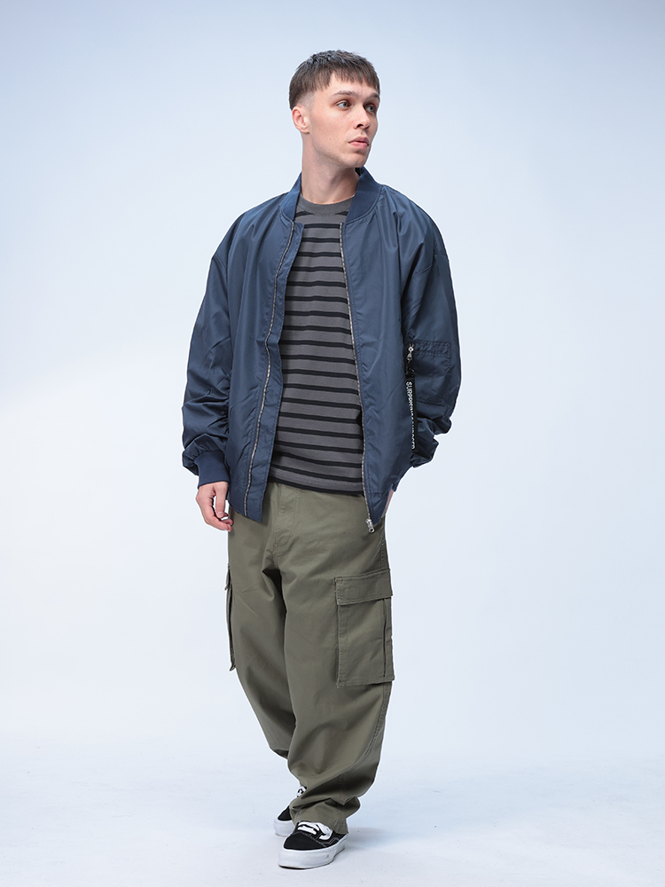 アメリ　フレアドッキングMA-12wayカーキ　ブルゾン　ミリタリージャケット アメリ フレアドッキングMA-12wayカーキ ブルゾン ミリタリージャケット