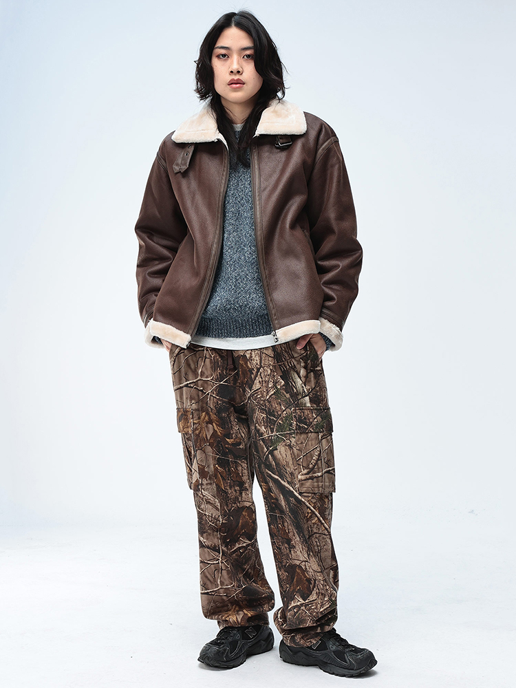 S＆SONS（エスアンドサンズ） フロッキームートン フルジップ