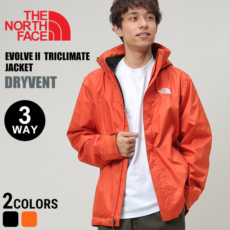 ザ ノースフェイス ジャケット THE NORTH FACE 3WAY フリースライナー フード ジャケット EVOLVE 2 TRI JKT  アウター ブルゾン ライナー アウトドア NF00CG55