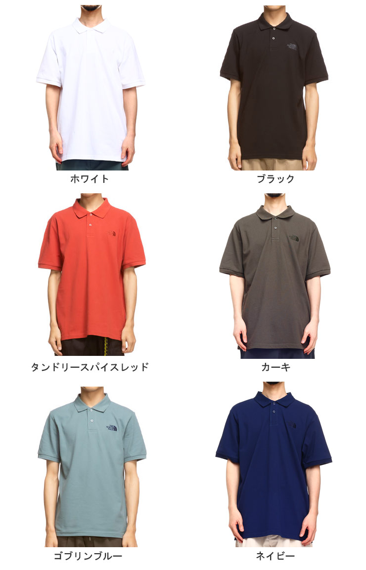 171 PGG 新品タグ付き ノースリーブポロシャツ ホワイト サイズ00 THE NORTH FACE ザ ノースフェイス ポロシャツ 胸ロゴ刺繍 半袖