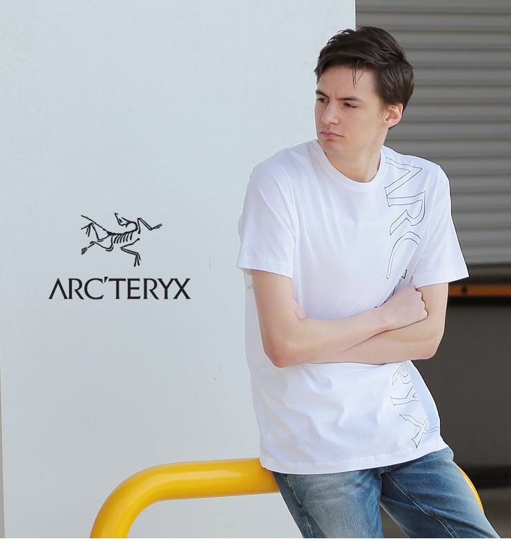 アークテリクス Tシャツ ARC'TERYX 綿100％ ロゴプリント クルー