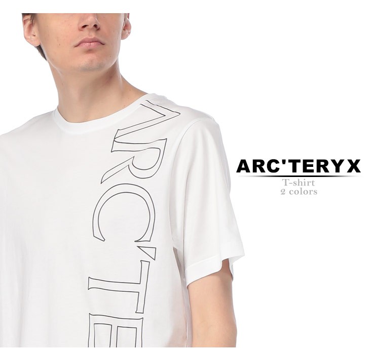 アークテリクス Tシャツ ARC'TERYX 綿100％ ロゴプリント クルー