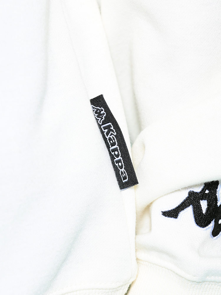 Kappa（カッパ） シャツ 切り替え エンボスロゴ ハーフジップ 長袖