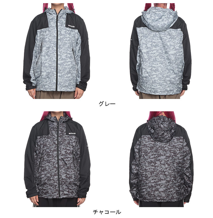 【新品】OUTDOOR PRODUCTS和柄迷彩マウンテンパーカーブルーメンズM マウンテンパーカー メンズ 迷彩柄 春服 薄手 ウインド