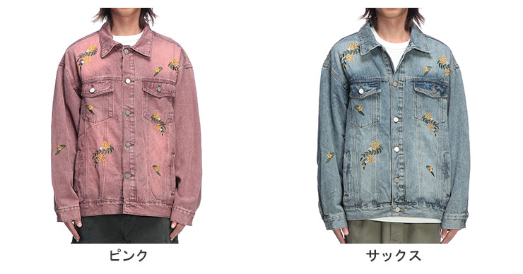 WOODENDOLL (ウッディンドール) フラワー刺繍 デニム ジャケット