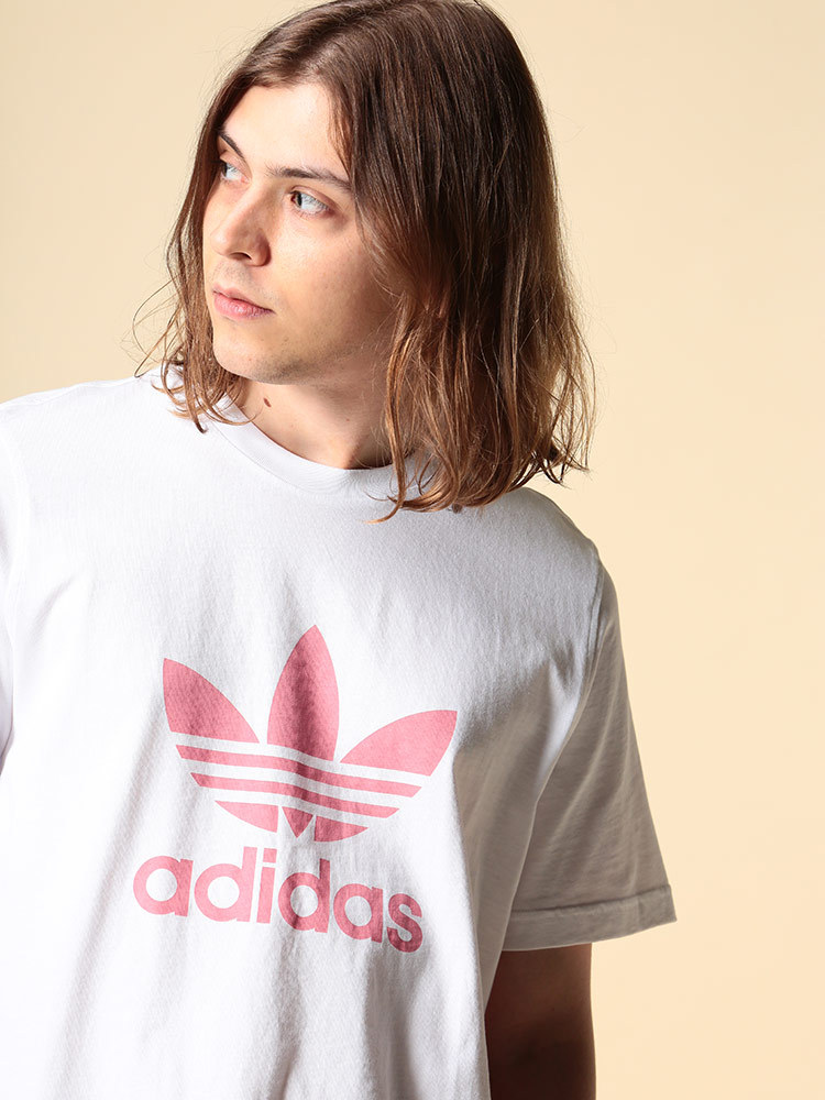 アディダス Tシャツ adidas 綿100％ ロゴプリント クルーネック 半袖