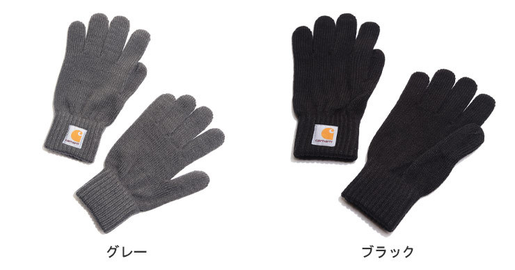 カーハート 手袋 CARHARTT ワンポイントロゴ ニット WIP WATCH GLOVES