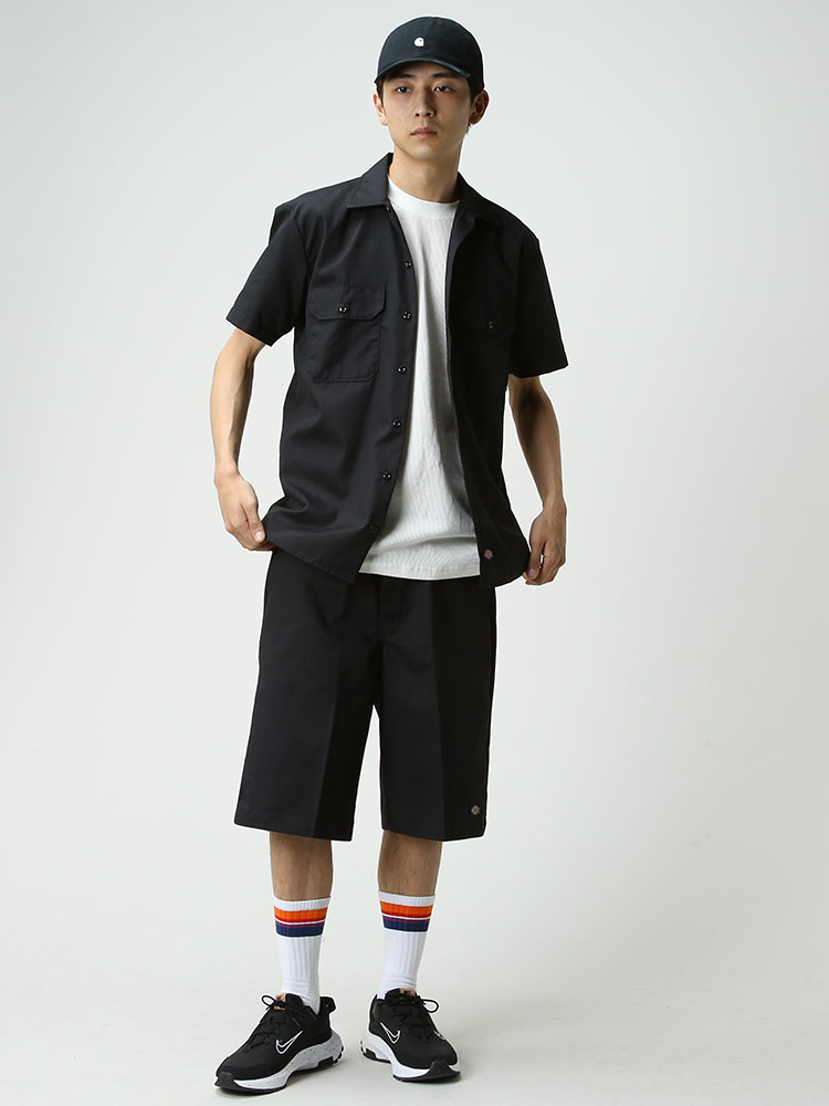 Dickies ディッキーズ シャツ 半袖シャツ ワークシャツ ツイル