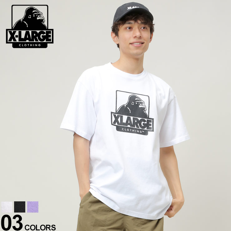 エクストララージ Tシャツ XLARGE ロゴプリント クルーネック 半袖