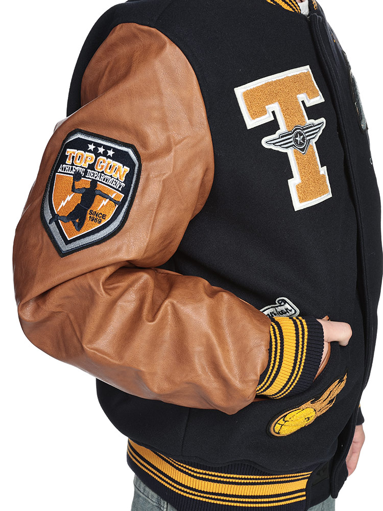 TOP GUN トップガン シャーク 切り替え フルジップ ボンバージャケット 