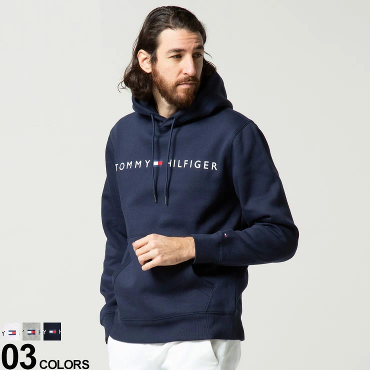 トミーヒルフィガー TOMMY HILFIGER 裏起毛 フロントロゴ プルオーバー