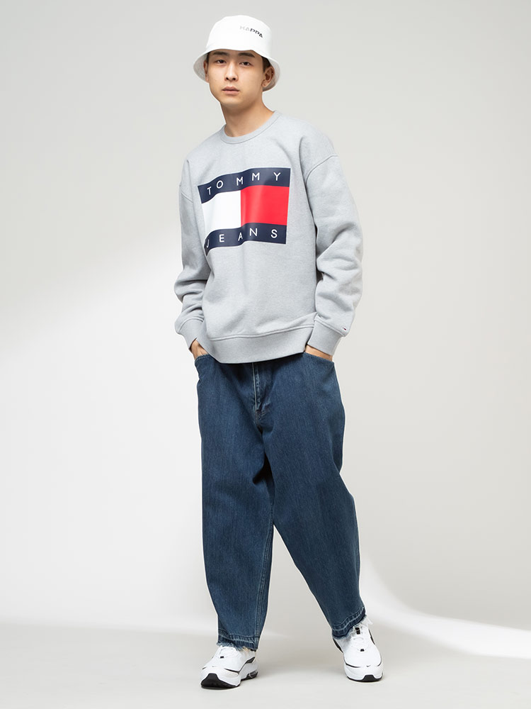 トミージーンズ トレーナー TOMMY JEANS スウェット スエット 裏起毛