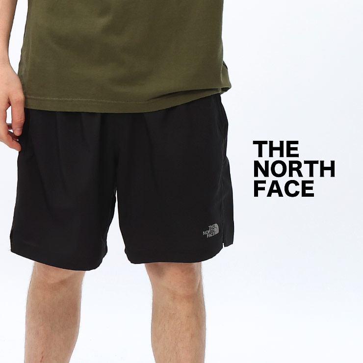 THE NORTH FACE ショートパンツ THE NORTH FACE (ザ ノースフェイス) ラメロゴプリント サイドジッパー