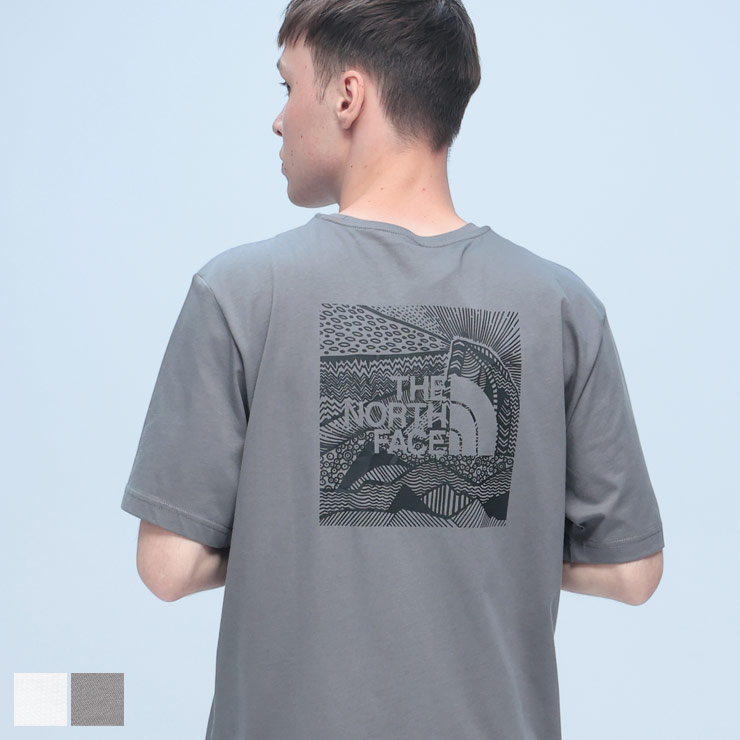 THE NORTH FACE バックプリント クルーネック 半袖 Tシャツ