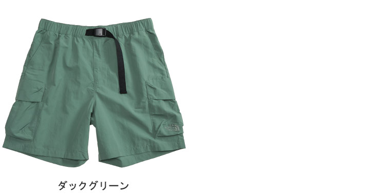 未使用品◆THE NORTH FACE ザノースフェイス スイムパンツ サイズ70◆ グリーン メンズ ボトムス NOVELTY BUXTON CARGO SHORTS THE NORTH FACE ザ・ノース・フェイス ハーフパンツ 水陸両用