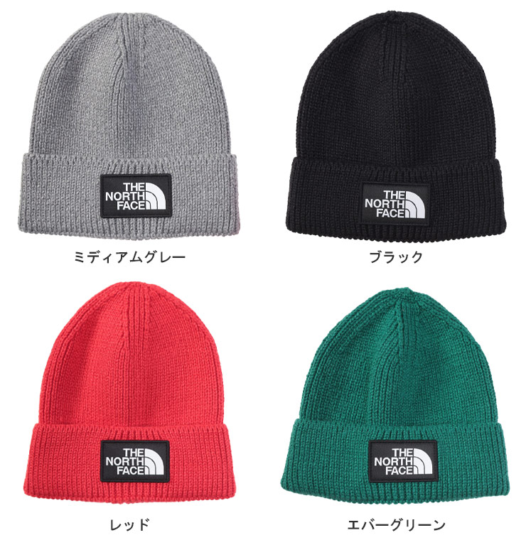 THE NORTH FACE（ザ ノースフェイス） ボックスロゴ 折り返し ニット