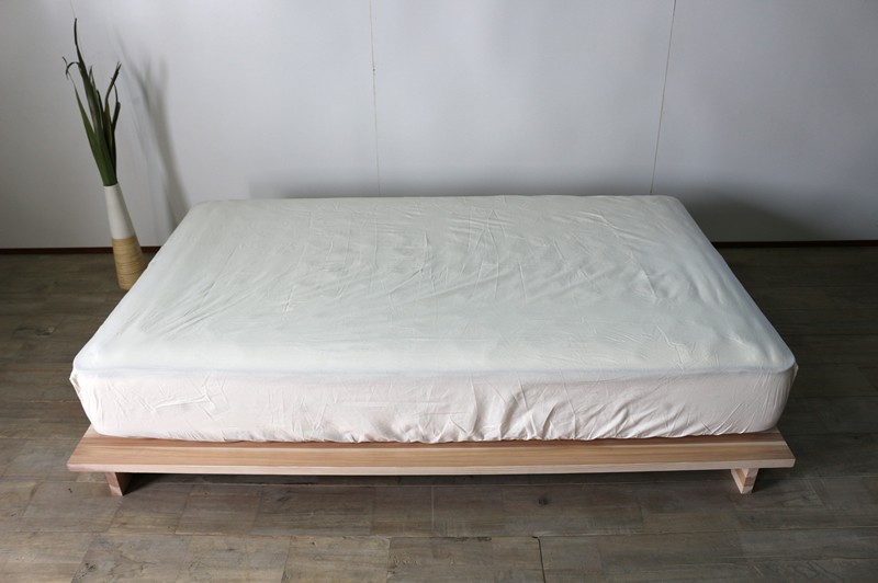 国産杉のすのこベッド スノコベッド ダブルベッド ローベッド