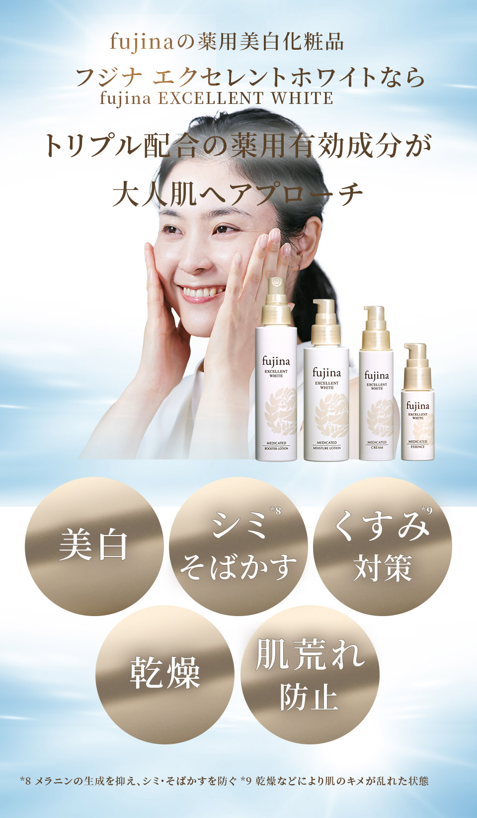 fujina フジナエクセレントホワイト 美肌パーフェクトセット <4品