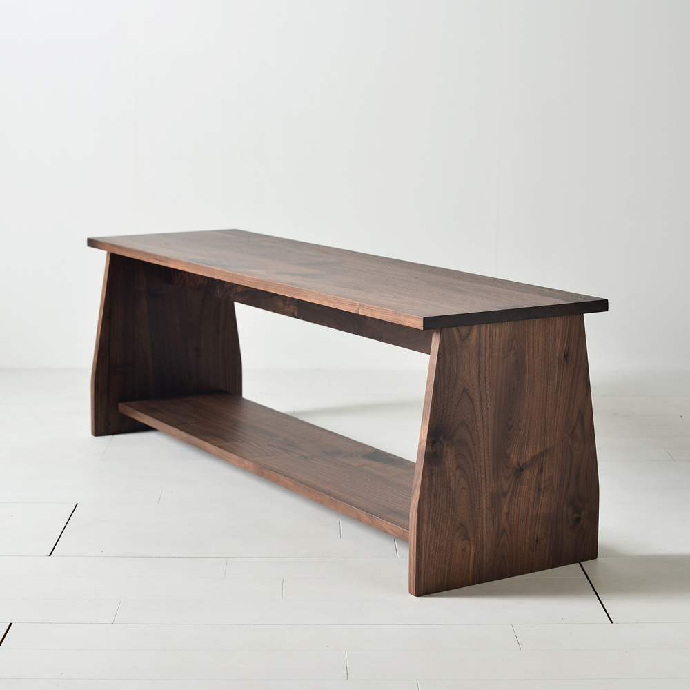 国産/無垢/完成品】ベンチ ダイニングチェア 長イス 長椅子 テレビ