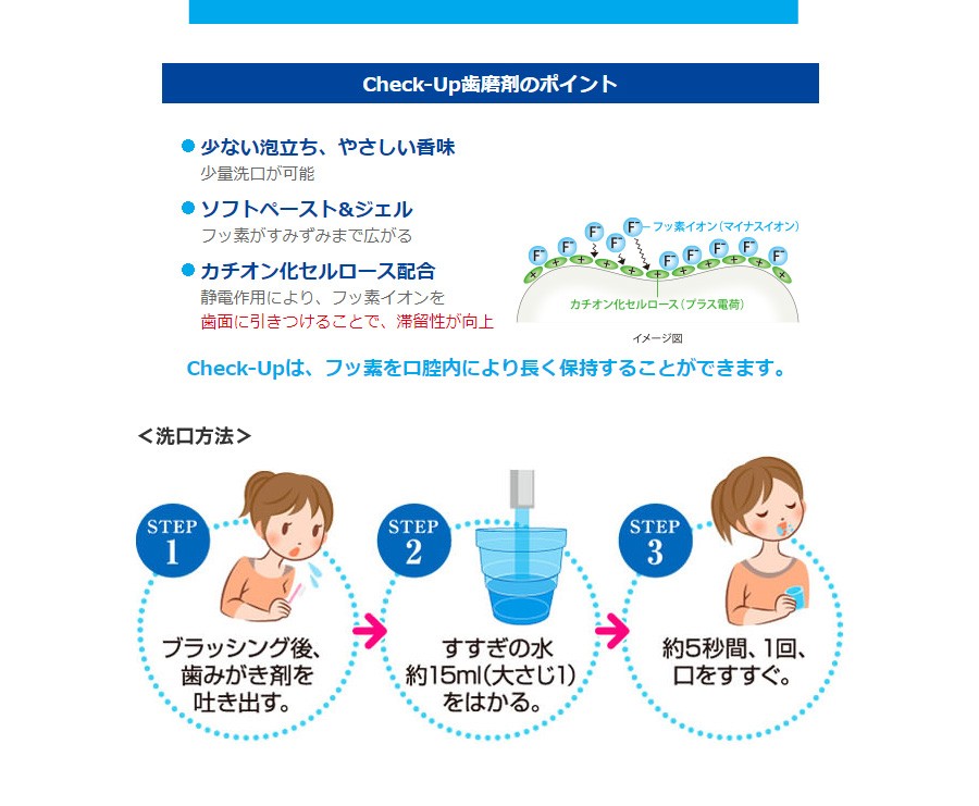 歯磨き粉 LION ライオン ジェルタイプ 1450ppmF Check-Up rootcare チェックアップルートケア 90g 1本  :22000011:アットイーハ - 通販 - Yahoo!ショッピング