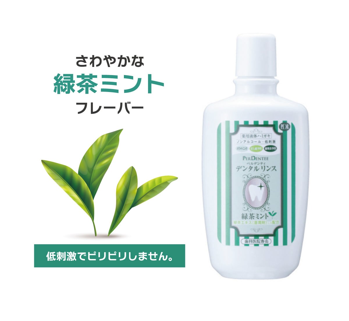 薬用液体ハミガキ PDR ペルデンティ デンタルリンス 緑茶ミント 3本セット 300ml 送料無料※一部除く :21000012:アットイーハ -  通販 - Yahoo!ショッピング