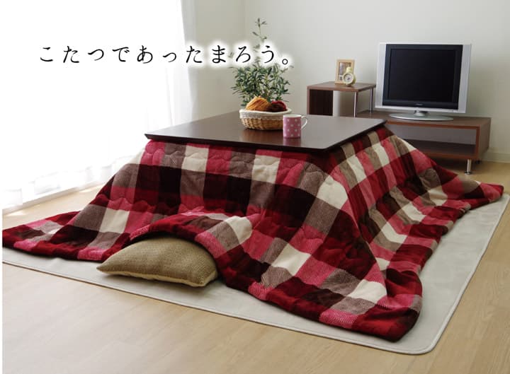 ジャーナル 薄掛 こたつ布団 撥水 コンパクト 収納 カジュアル チェック柄 洗濯可能 洗える_1
