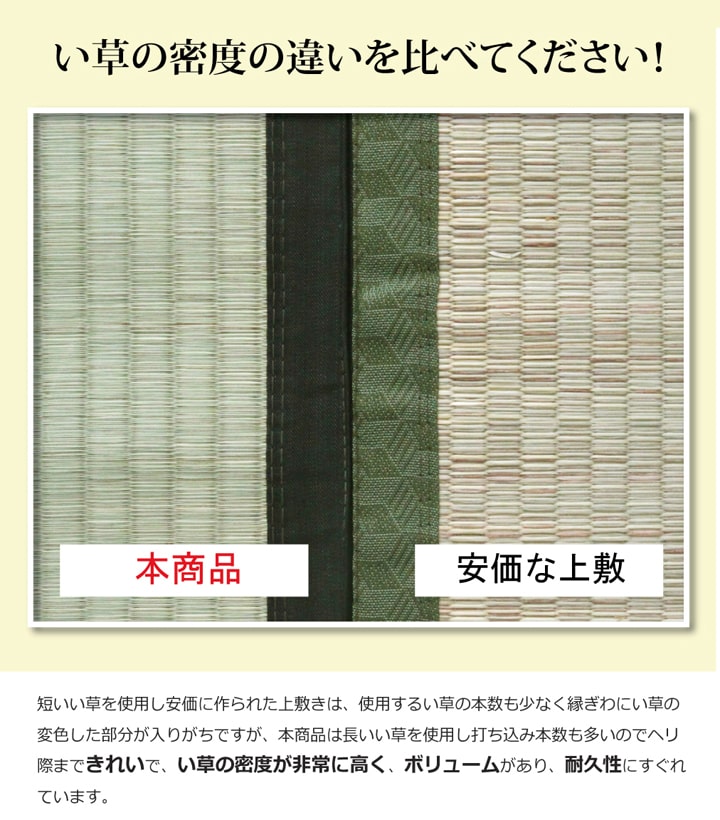 清正 い草 ござ 国産 日本製 上敷き 和室 敷物 カーペット 江戸間 お手入れ簡単 夏 抗菌防臭 調湿 消臭 空気清浄 汚れにくい