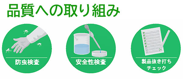 モスキーヒ品質検査 安全