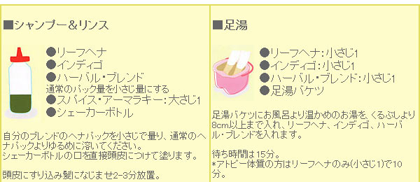 頭皮につけて塗る