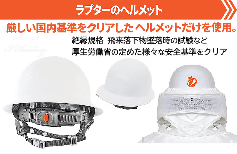 安全 ラプターのヘルメット
