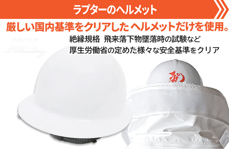 ラプターのヘルメット
