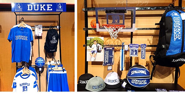 SPALDING バスケットボールバッグ Duke Blue Devils SPALDING DUKE LOGO ケイジャー ロゴ ブルー バスケットボール用