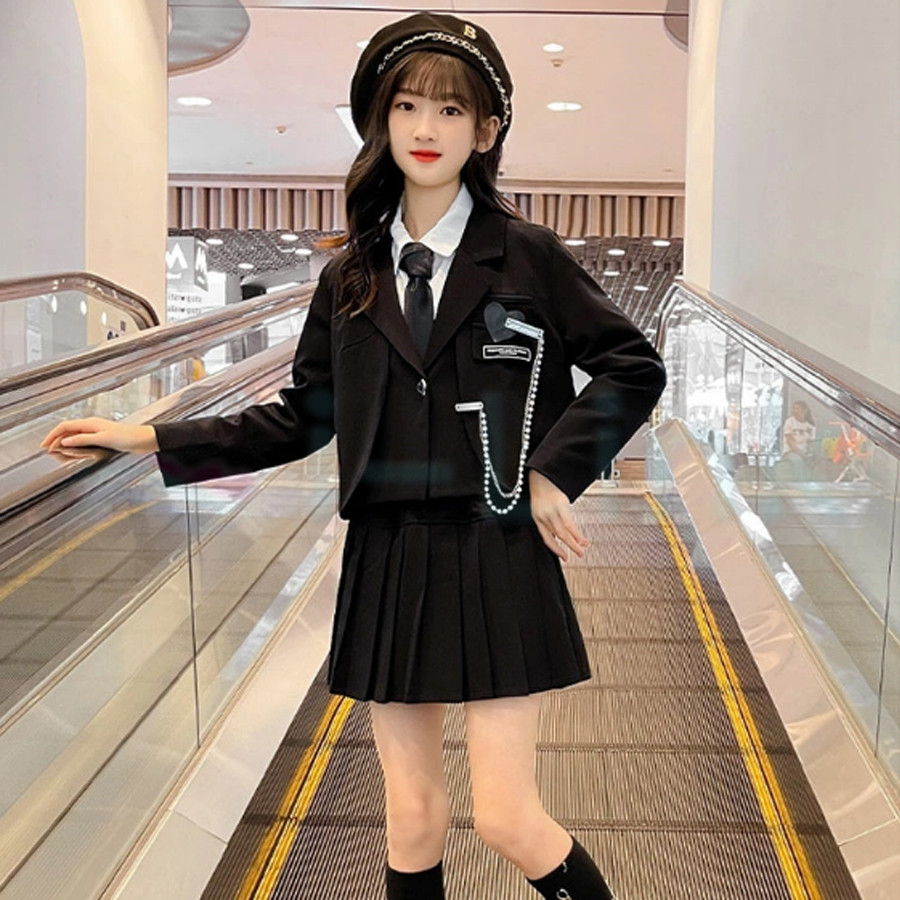 卒業式 スーツ 女の子 スカート 韓国 JK 制服 卒服 フォーマル