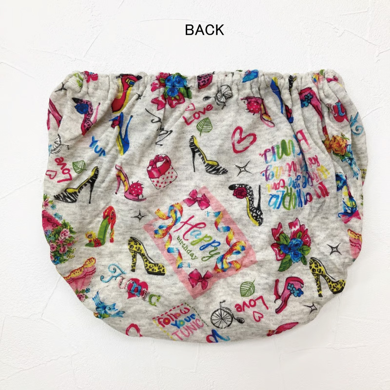 鴨居羊子　TUNIC オヤスミパンツ　さらさら綿100% 3色　薔薇　リボン　L 鴨居羊子 TUNIC オヤスミパンツ さらさら綿100% 3色 薔薇 リボン