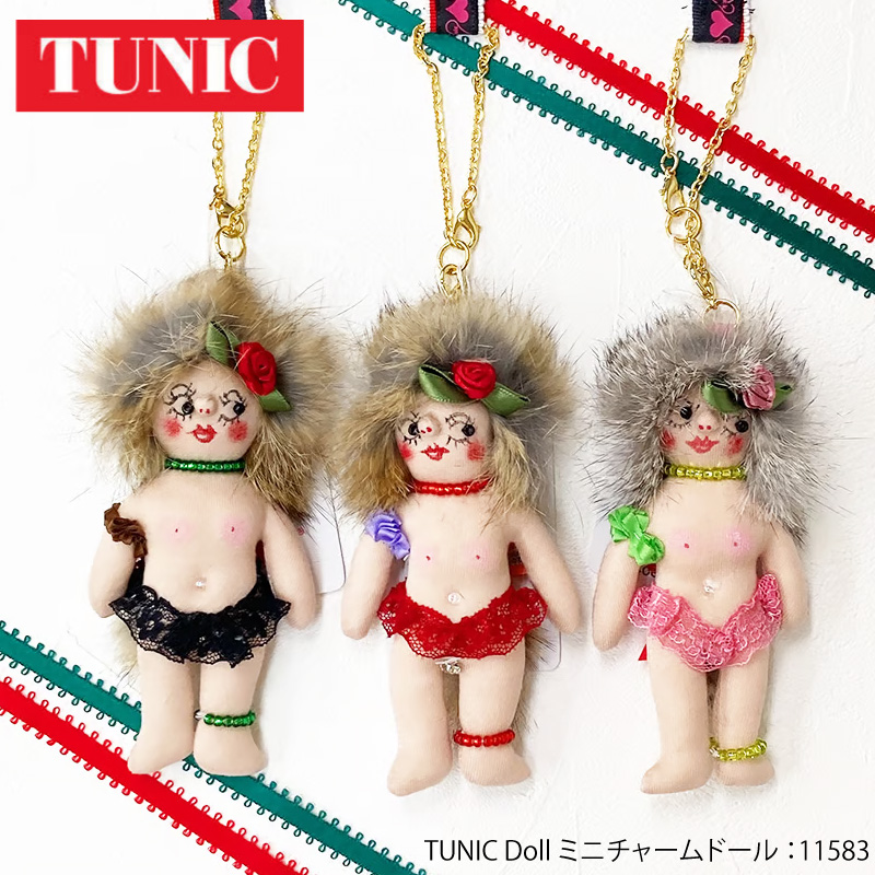 レア 鴨居羊子 Tunic L 人形 ドール 個性派 アート レア チュニック TUNIC TUNIC Doll ミニ 11583 鴨居羊子 鴨居キャラクター