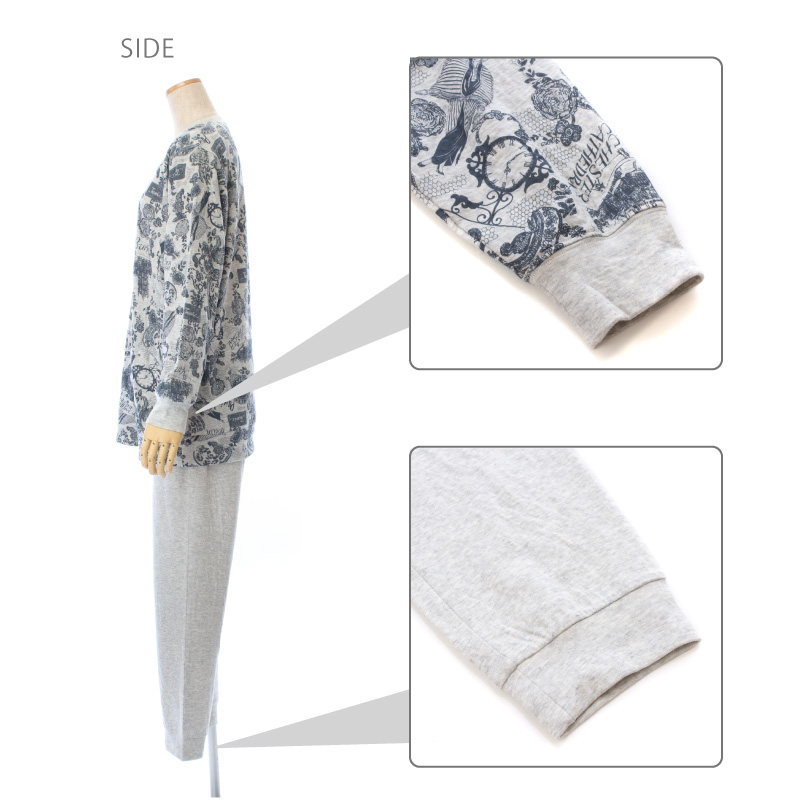 チュニック 20％OFF TUNIC 23444P トレーナーパジャマ 長袖 40接結